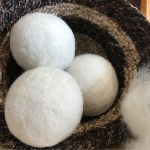 Alpaca wool dryer balls