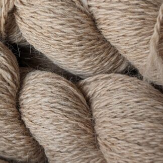 2 ply sock yarn in Chantilly Brown