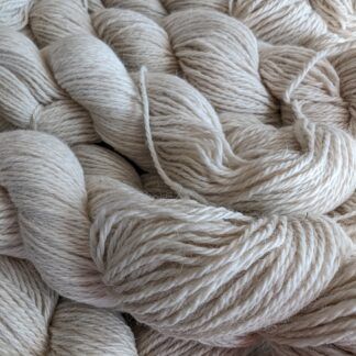 3 ply Cherry White 80/20 Alpaca Merino blend yarn